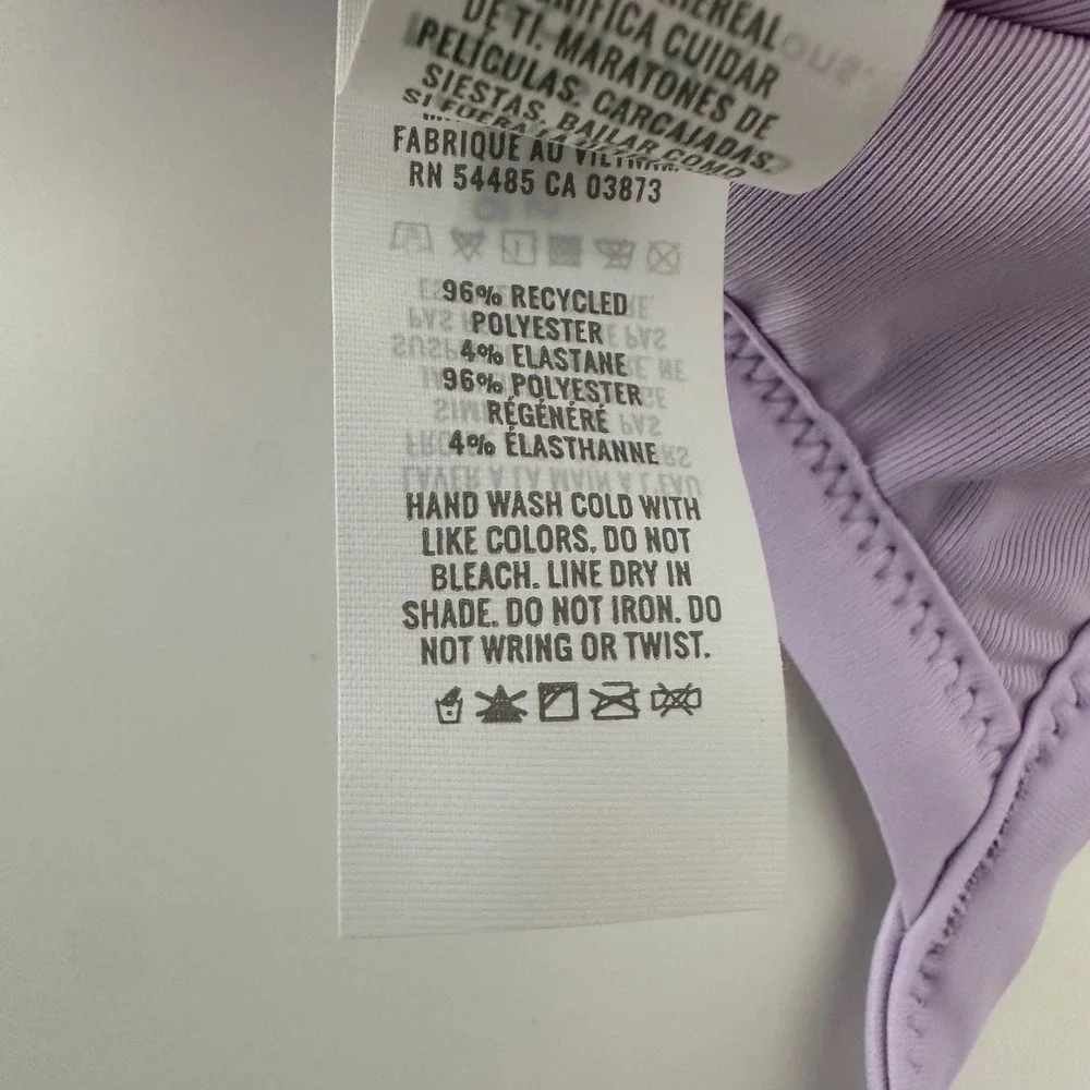 NWOT Aerie Crinkle Scoop Full Coverage One Piece‎ Swimsuit Lilac Purple XXL